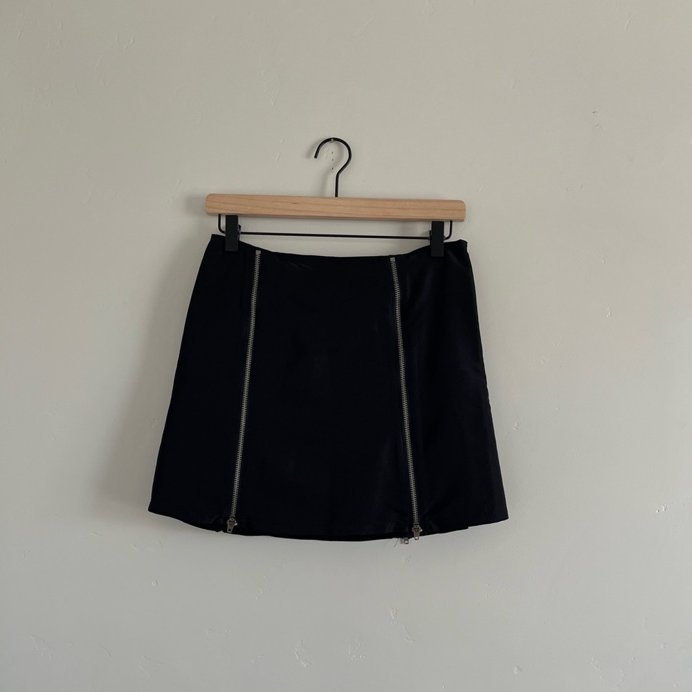 Luella for Target | Black Zip Detail Mini Skirt - Picture 3 of 5